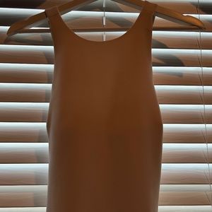 Anthropology, B HLDN, halter gown in cream color